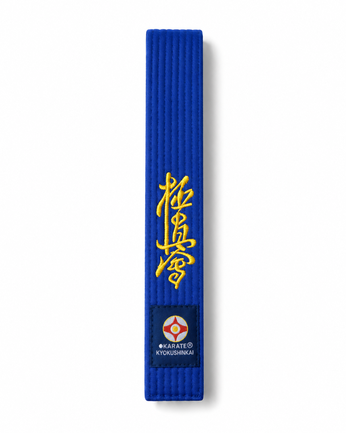 Katsudo centură de karate Kyokushin, albastră