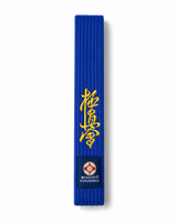 Katsudo centură de karate Kyokushin, albastră