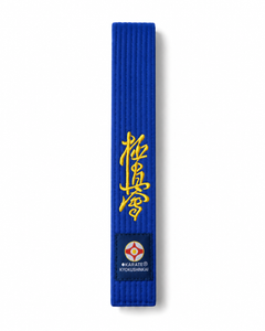 Katsudo centură de karate Kyokushin, albastră
