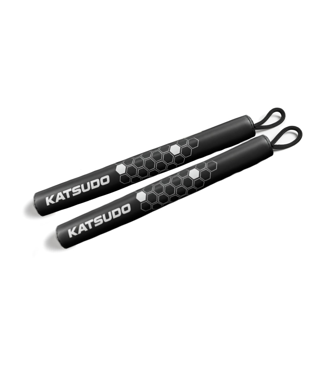 Katsudo bastoane de antrenament din spumă Strix, negru-alb