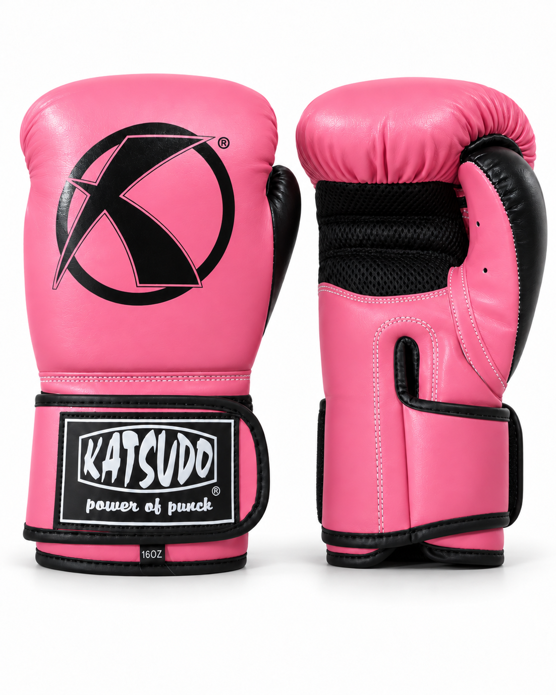 Katsudo mănuși de box Bloom, roz-negru