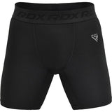 RDX pantaloni scurți de compresie MMA T15, negri