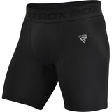 RDX pantaloni scurți de compresie MMA T15, negri
