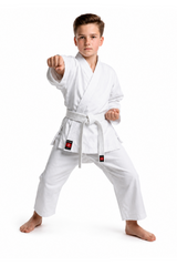 Katsudo kimono de judo pentru copii Rei 350g, alb