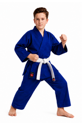 Katsudo kimono de judo pentru copii Rei 350g, albastru