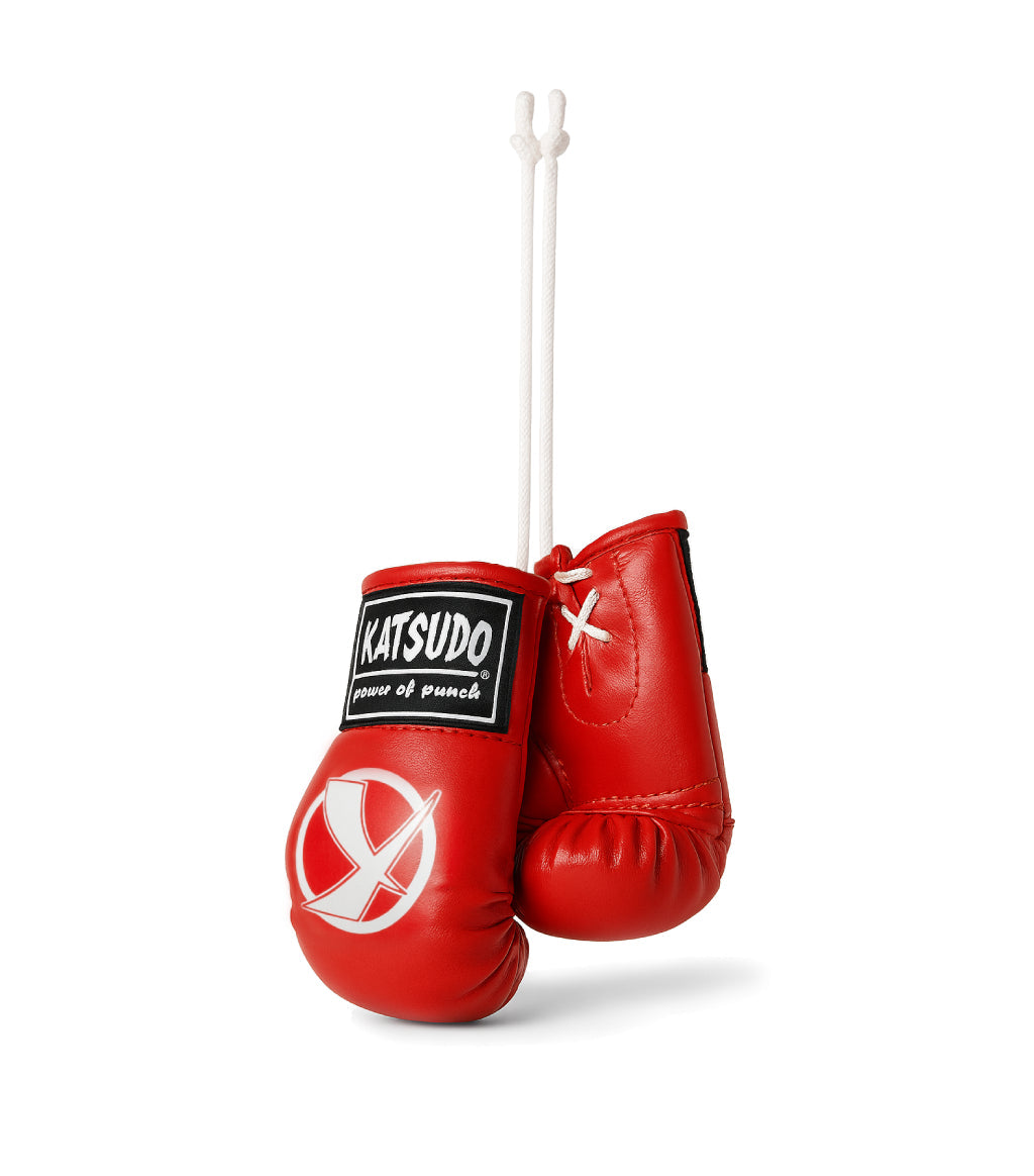 Katsudo miniatură de mănuși de box Miniglo 2.0, roșie