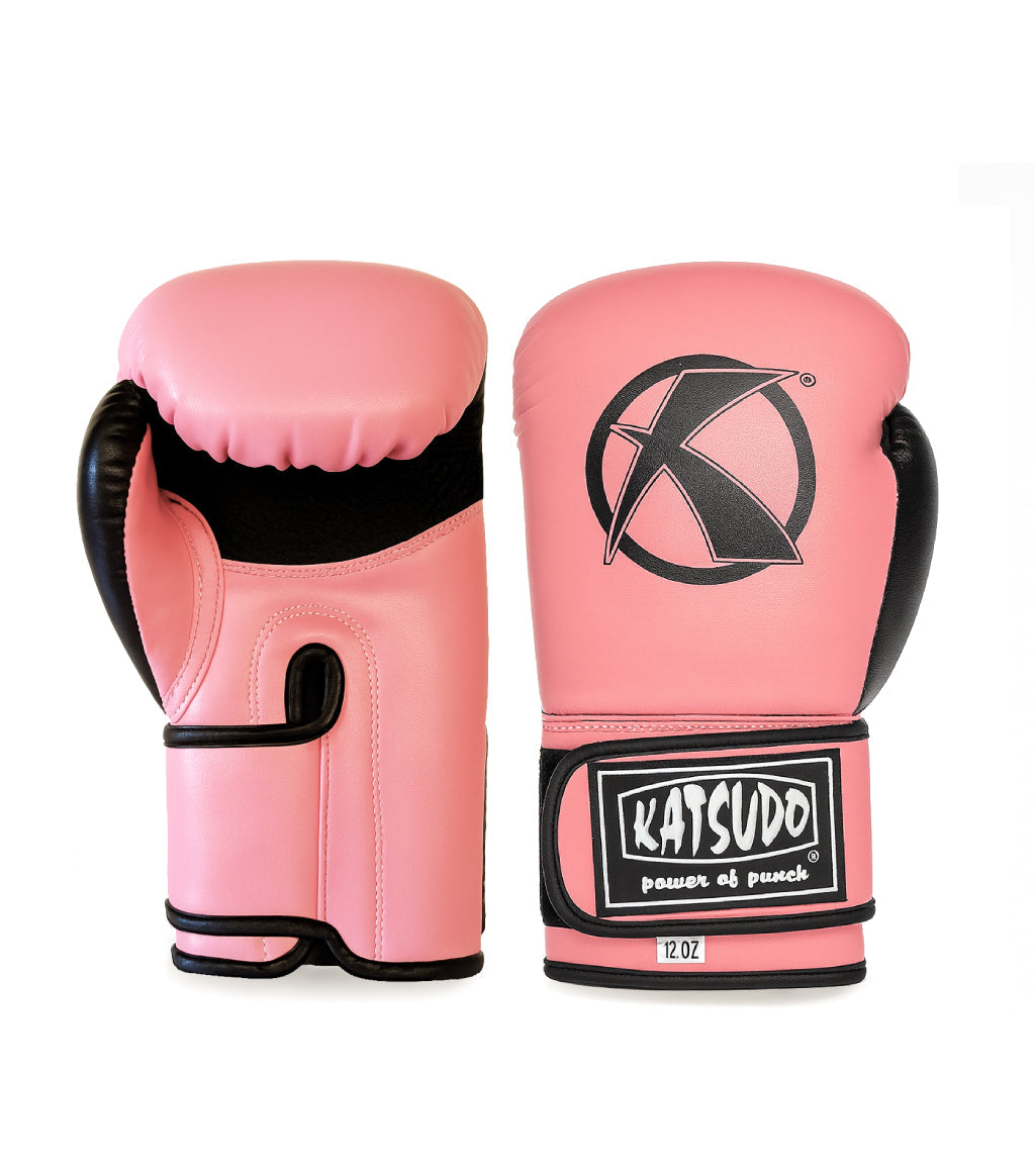 Katsudo mănuși de box Bloom, roz-negru