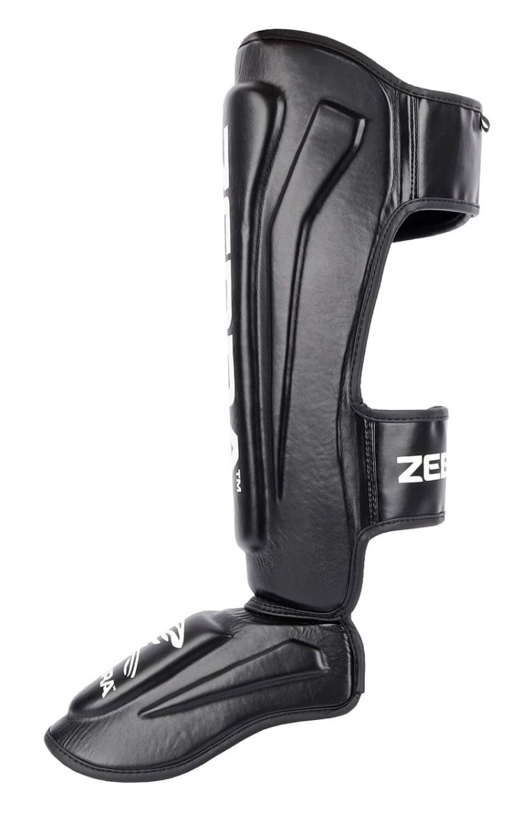 Zebra protecții pentru tibie și labe Pro, negre