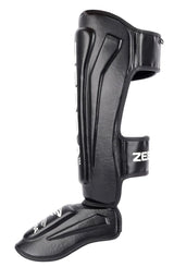 Zebra protecții pentru tibie și labe Pro, negre