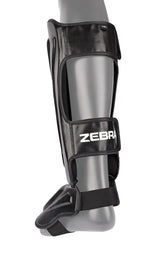 Zebra protecții pentru tibie și labe Pro, negre