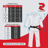Fight Art kimono BJJ Treino 340g, albastru