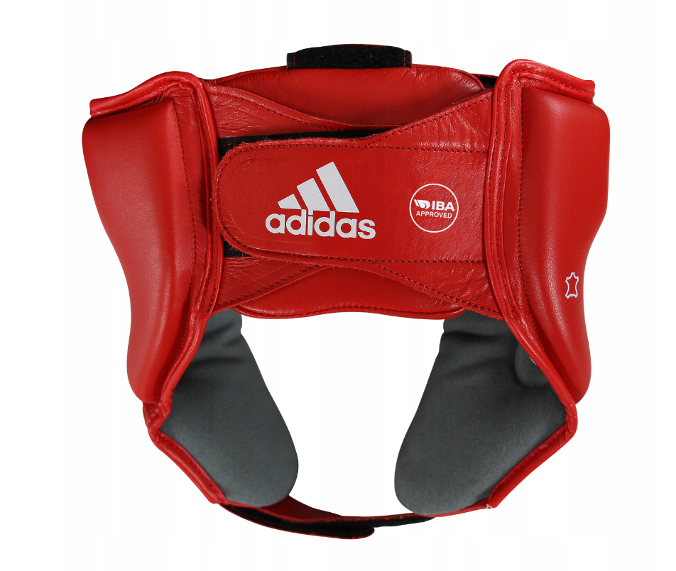 Adidas cască de box IBA, roșie