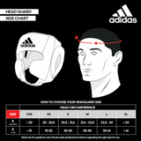 Adidas cască de box IBA, roșie
