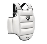 RDX protecție de piept reversibilă pentru karate, negru-alb