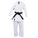 Fight Art kimono KA Sempai WKF 120g, însemne albastre
