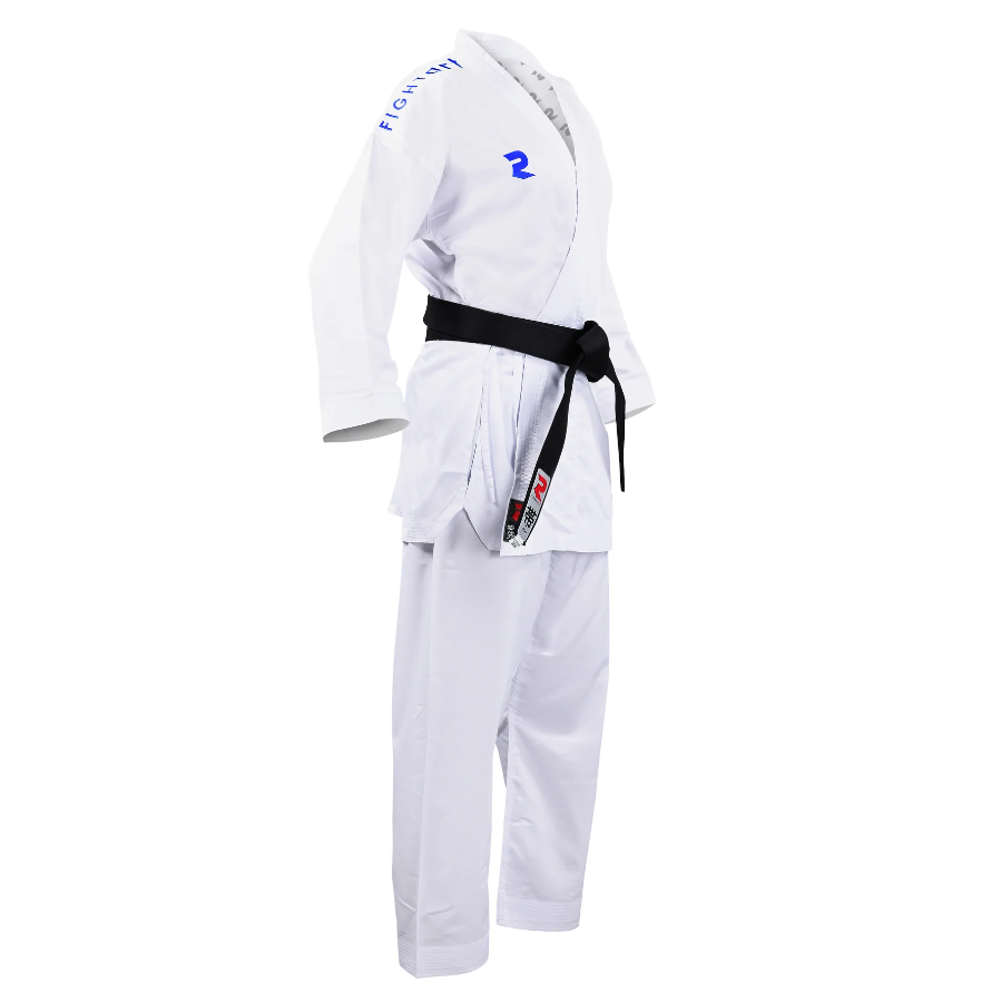 Fight Art kimono KA Sempai WKF 120g, însemne albastre