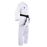 Fight Art kimono KA Sempai WKF 120g, însemne albastre