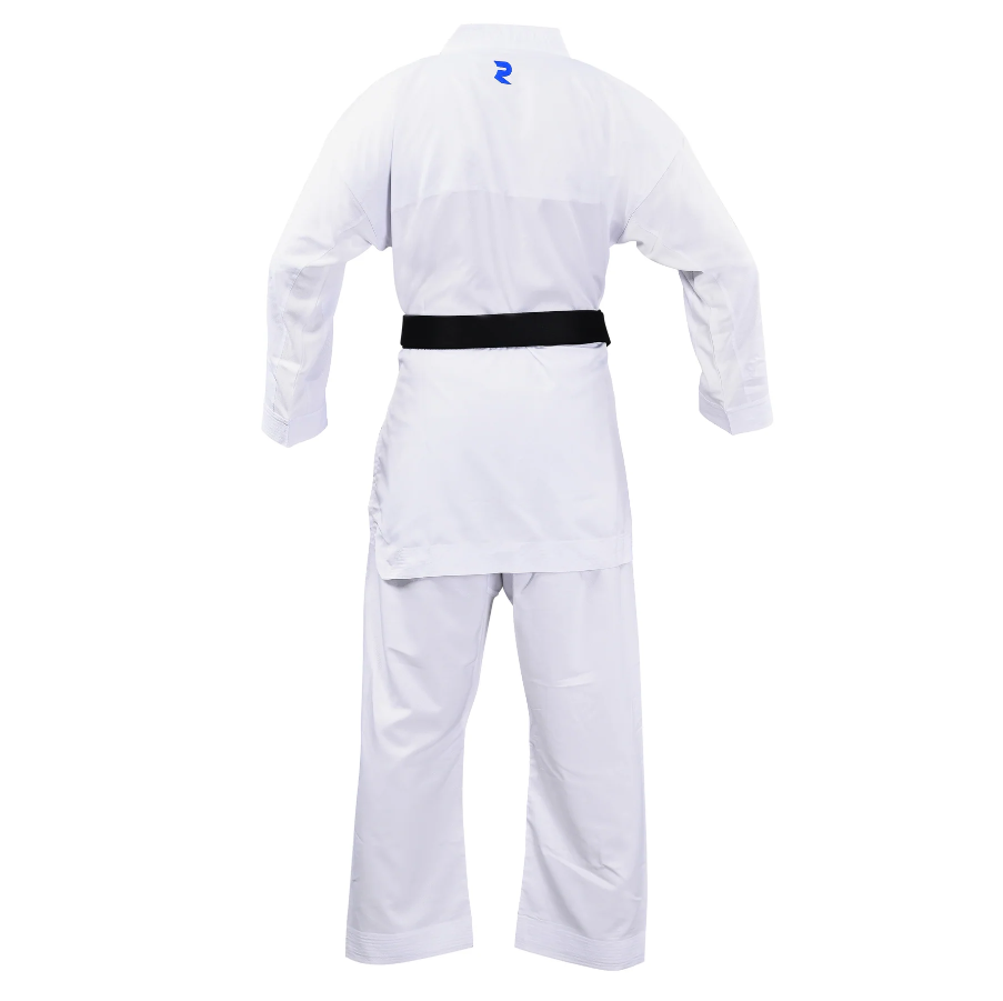 Fight Art kimono KA Sempai WKF 120g, însemne albastre