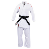 Fight Art kimono KA Sempai WKF 120g, însemne roșii