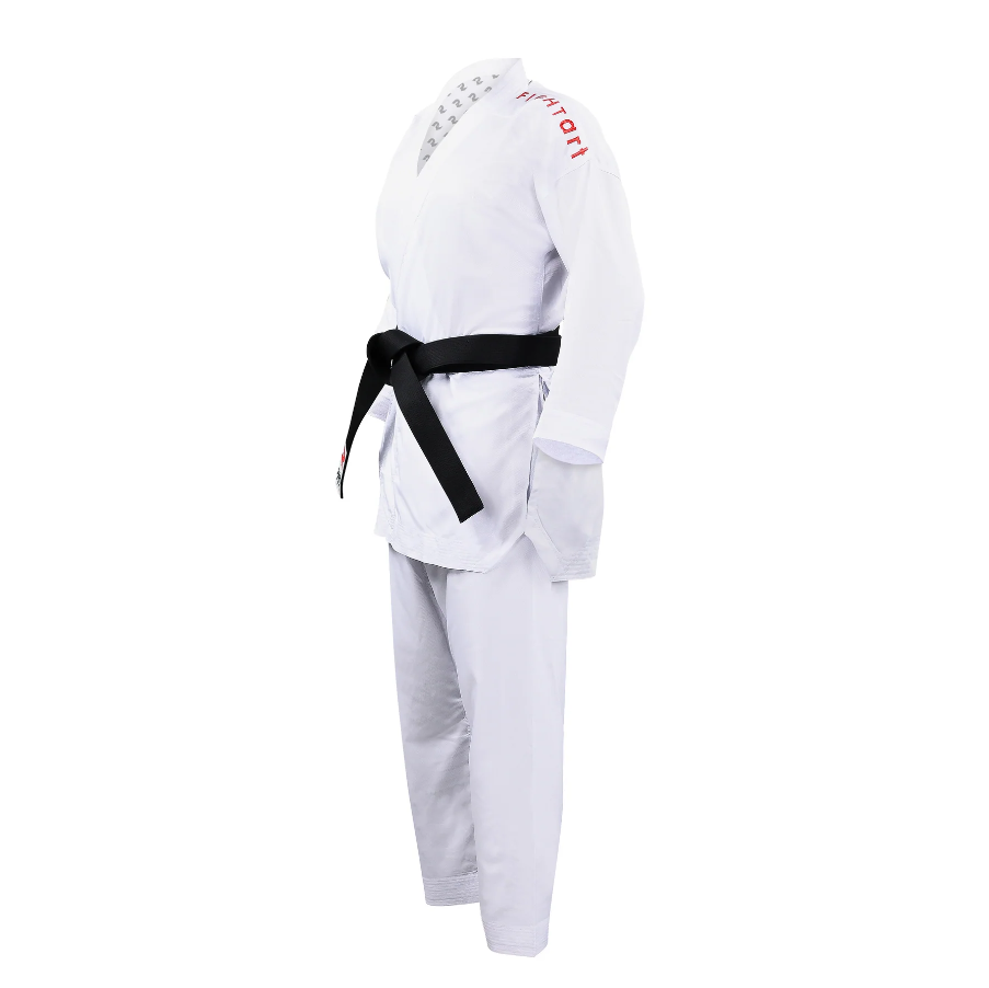 Fight Art kimono KA Sempai WKF 120g, însemne roșii
