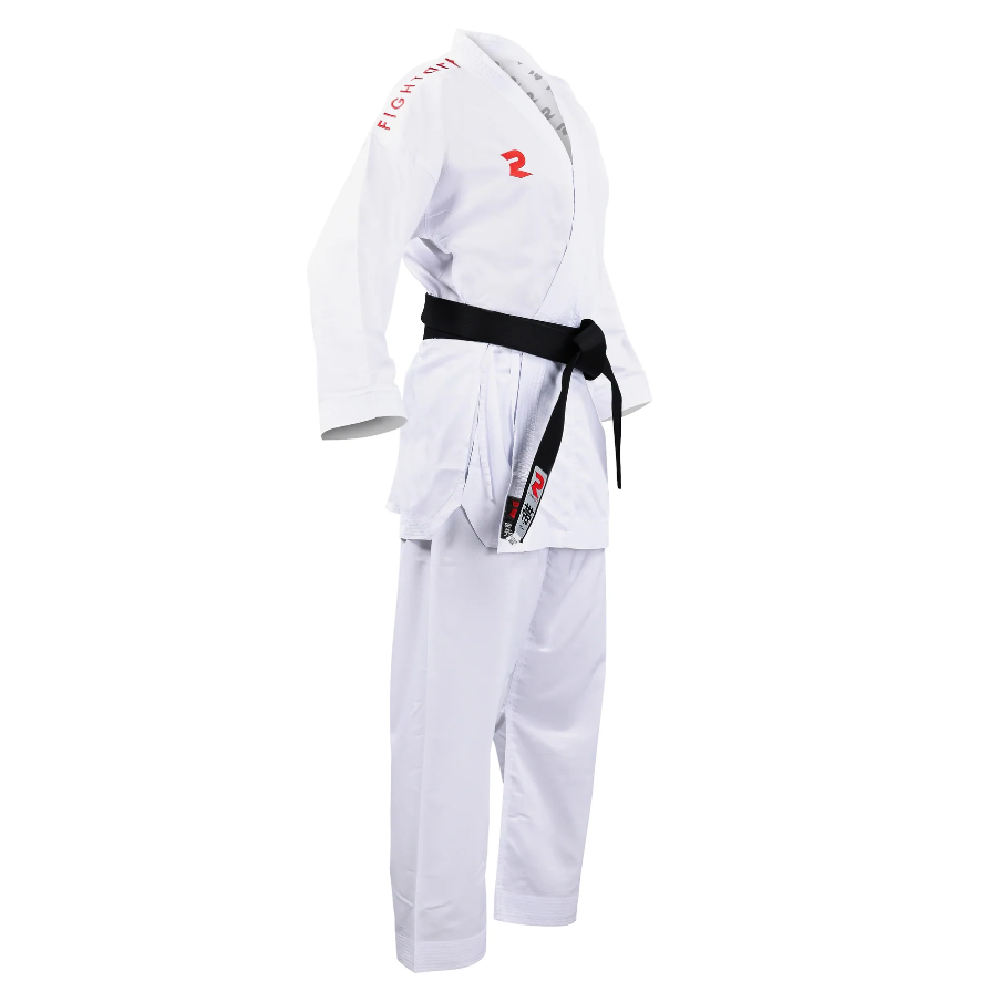 Fight Art kimono KA Sempai WKF 120g, însemne roșii