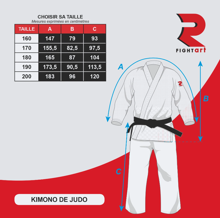 Fight Art kimono JU Bushi 450g, albastru