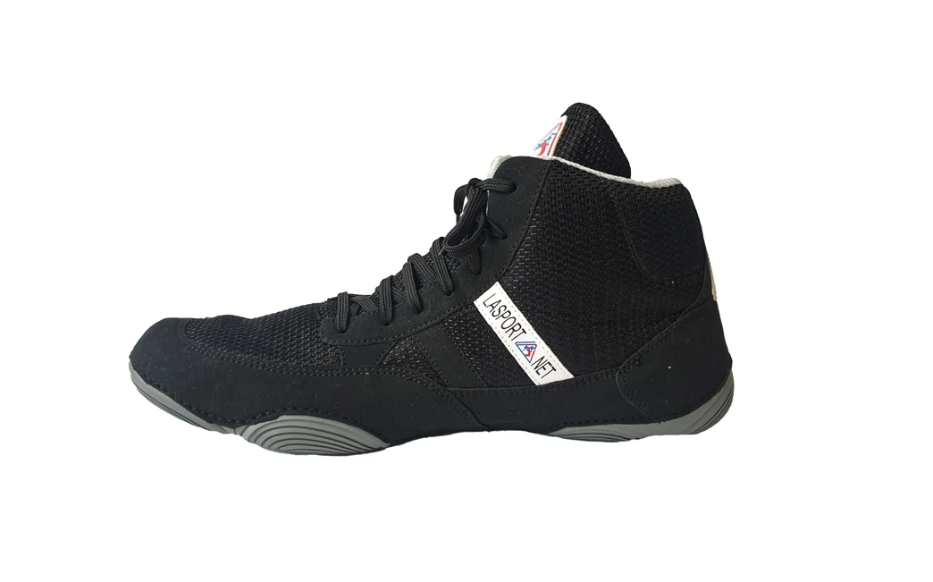 La sport pantofi de lupte, negri