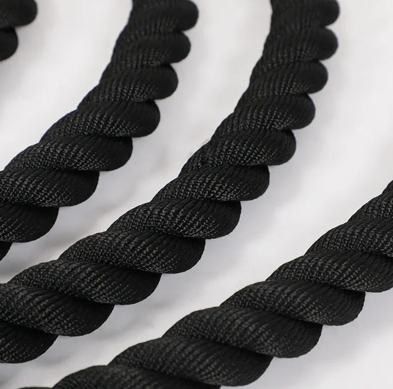 Katsudo coardă de antrenament Battle rope, neagră