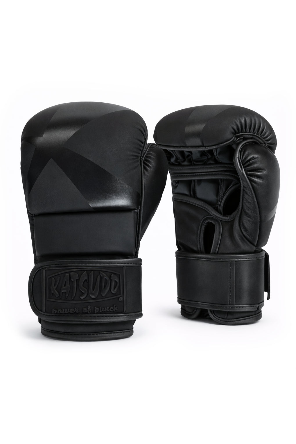 Katsudo mănuși de sparring MMA Sparcore, negru-negru