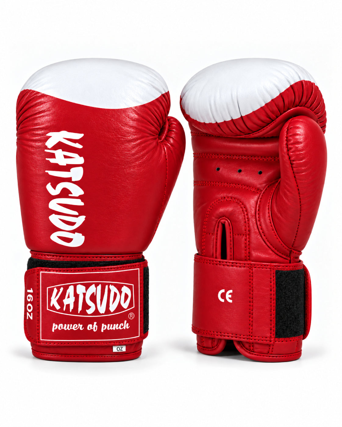 Katsudo mănuși de box cu țintă Champ III, roșii