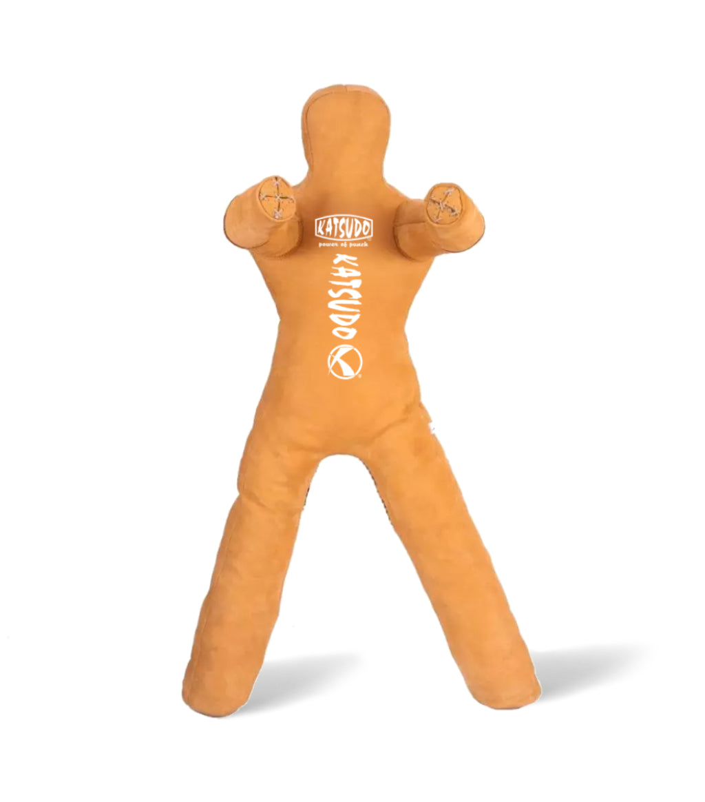 Katsudo manechin de lupte cu două picioare din piele Slamboy, galben