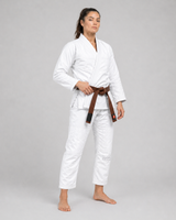 Katsudo kimono Jiu Jitsu pentru damă Yori 450g, alb