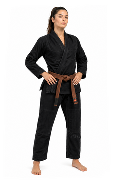 Katsudo kimono Jiu Jitsu pentru damă Yori 450g, negru